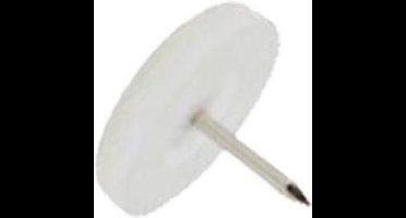 Verlofix Viltnagel Diameter 20mm Nylon Wit 16 Stuks