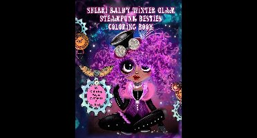 Sherri Baldy Winter Glam Steampunk Besties Coloring Book