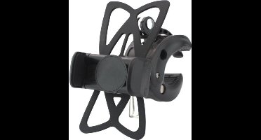 Telefoonhouder voor fiets - geschikt van 50 tot 80mm - zwart