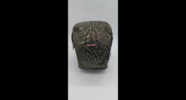 DELTACO - Cameratas - Middelgrote Cameratas - Camera Hoesje - Cameratas - Polyester - Zwart met Groen