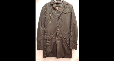 Cast Iron Jas Bruin-Zwart Maat L