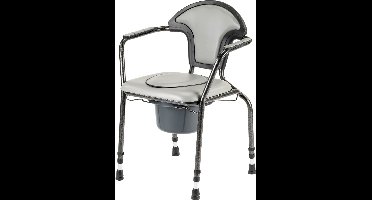 Toiletstoel Po stoel WC stoel verstelbaar Grijs