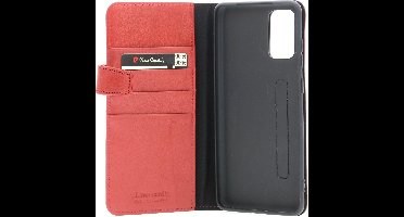Pierre Cardin Rood hoesje Samsung Galaxy S20 Plus - Book Case - Echt leder