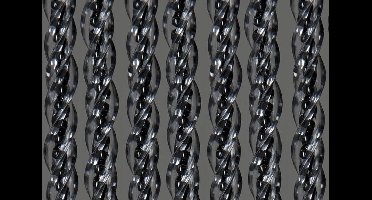 Vliegengordijn-deurgordijn- Orchidea 90x220 cm tra/zwart