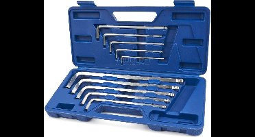 HBM 10 Delige Lange Metrische Inbussleutelset GROTE MATEN