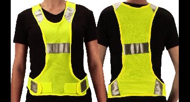 Avento Reflectievest Sport - 3M - Fluorgeel - XL/XXL