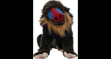 Pia Soft Toys - Pluche knuffeldier - Mandrill 26 cm