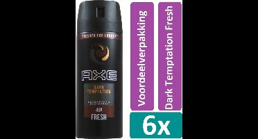 Axe - Deodorant - Spray - Dark Temptation - 48h - 150ml x 6