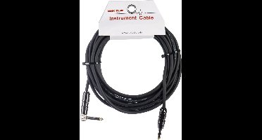 MUSIC STORE Instrument Cable Original 90° 6m (Black) - Instrumentenkabel