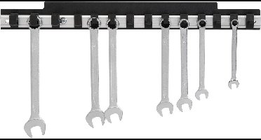 TOOLCRAFT 88 68 92 Toolcraft aluminium ring- en steeksleutelstrip (l x b) 435 mm x 48 mm 1 stuk(s)
