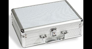 Leuchtturm Muntenkoffer Cargo S - Aluminium koffer voor 144 2-Euromunten