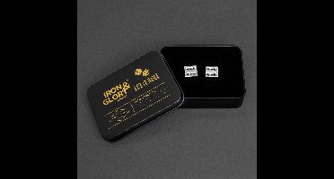 Iron & Glory Dobbelstenen (set van 2) - Zilver