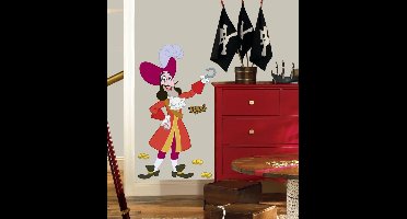 Disney Jake And The Neverland Pirates Captain Hook Peel And Stick Giant Wall Decals muursticker kapitein haak