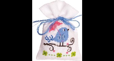 Vervaco - Kruidenzakje kit - Twetel tweet - blauw - PN-0147230 - Borduren - Borduurpakket - Borduurpakket volwassenen - Borduurpakket kind