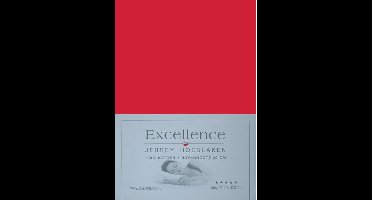 Excellence Jersey Hoeslaken - Litsjumeaux XL - 200x200/210 cm - Red