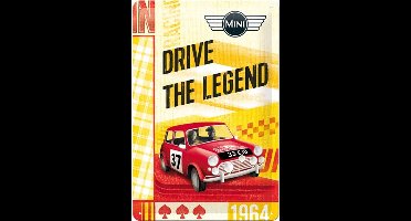 Mini: Drive The Legend Tinnen Bordje