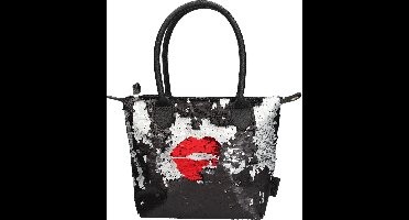 Depesche Trend LOVE handtas, met strijkpailletten