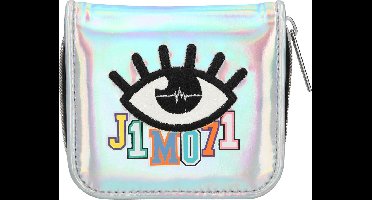 J1mo71  portemonnee holo zilver