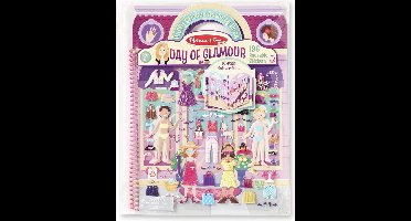 Melissa & Doug - Deluxe Puffy Sticker Album - Glamour