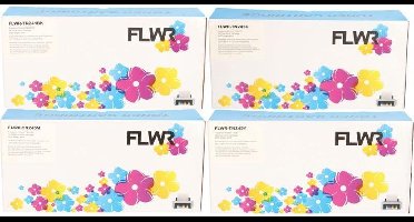 FLWR - Toner /Geschikt voor Brother TN-241 / TN-245 / 4-pack Zwart & Kleur