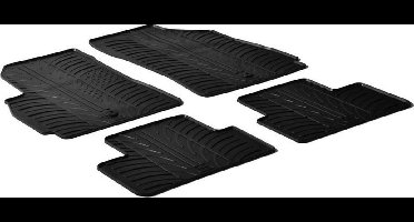 Gledring Rubbermatten passend voor Chevrolet Orlando 2010- (T profiel 4-delig + montageclips)