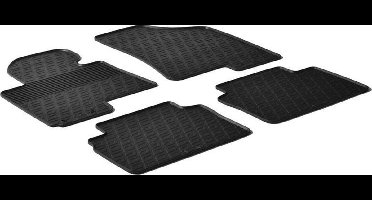 Gledring Rubbermatten passend voor Hyundai ix35 / Kia Sportage 5 deurs 2010-2016 (G profiel 4-delig + montageclips)