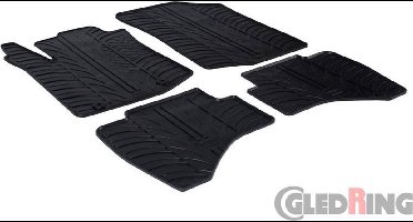 Gledring Rubbermatten passend voor Peugeot 108 & Citroën C1 2014- (T profiel 4-delig + montageclips)