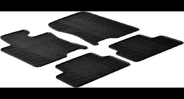 Gledring Rubbermatten passend voor Honda Accord 2008- (T profiel 4-delig + montageclips)