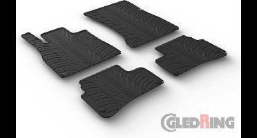 Gledring Rubbermatten passend voor Mercedes S-Klasse W222 9/2013- (T profiel 4-delig + montageclips)