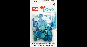 Prym Love Color drukknoppen kunststof 12,4mm blauw 30 st. - Prym