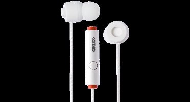 Grixx Optimum In-Ear oordopjes - 10mm Driver - Microfoon - Wit