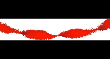 Crepe slinger rood 24 m brandveilig - .