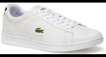 Lacoste Carnaby EVO Dames Sneakers - Wit/Zwart - Maat 38