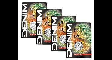 Denim Tribe Aftershave lotion 4 x 100 ml