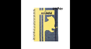 Harry Potter Notitieboekje Hufflepuff | Ringband met elastieke sluiting | A5