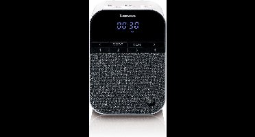 Lenco PPR-100WH - Speaker met Bluetooth® en afneembare stekker - Wit