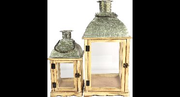 Lantaarn Martien - 2 stuks - naturel