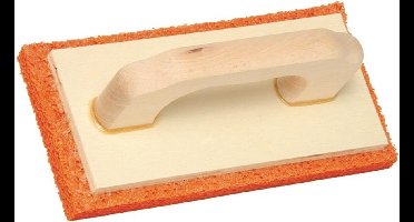 Schuurspons - Super Prof - hout grof 280x140x20 mm kleur rood