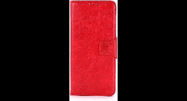 Shop4 - Geschikt voor Motorola Moto G8 Play Hoesje - Wallet Case Cabello Rood