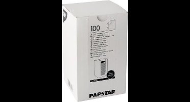 Buffetbox met 100 zwarte servetten (14 boxen)