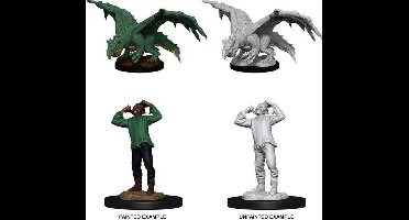 Nolzur's - Green dragon wyrmling & afflicted Elf