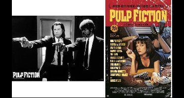 Pulp Fiction posters - 2 posters - Filmposter - Travolta - Tarantino - aanbieding - Bruce Willis - 61 x 91.5 cm