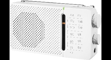 Sangean SR-36 - FM Radio - Draagbare Radio met AM en FM - Wit