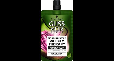 Gliss Kur - Haarmasker - Bio-Tech Restore - Weekly Therapy - 50ml