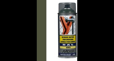 Motip industrial acryllak hoogglans RAL 6003 olijfgroen - 400 ml