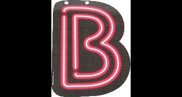 Neon Letter B 24cm