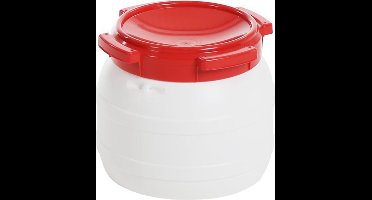 Voerton 10L met rode schroefdeksel