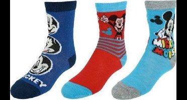 Mickey Mouse - Sokken Multipack Jongens Maat 27-30
