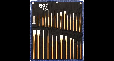 BGS Beitel - doorslag en drevel  set - Extra groot - XXL- BGS1650