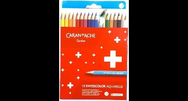 Caran d'Ache Swisscolor 18 potloden Aquarel